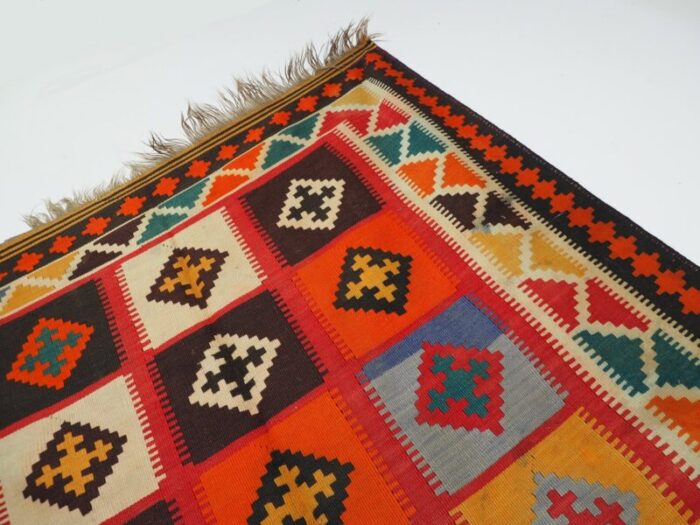 vintage afghan nomadic kilim rug 11 1