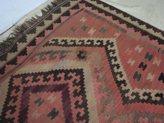 vintage afghan nomadic kilim rug 1940s 10