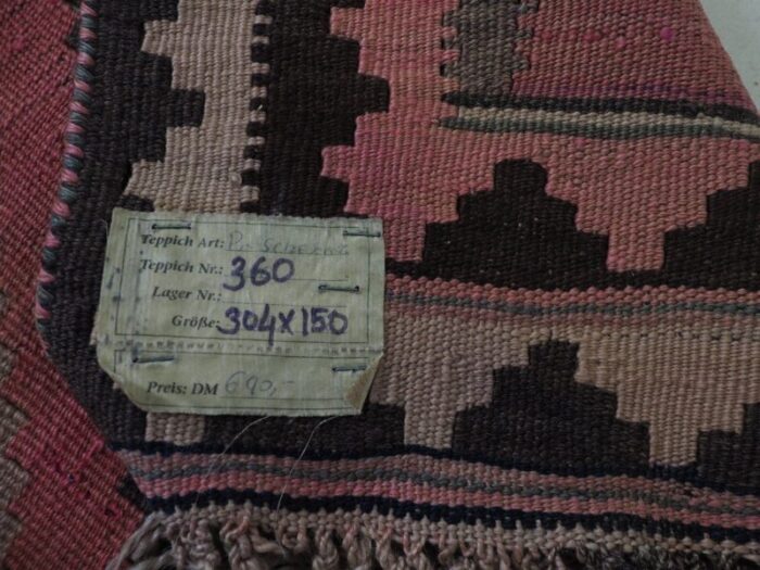 vintage afghan nomadic kilim rug 1940s 11