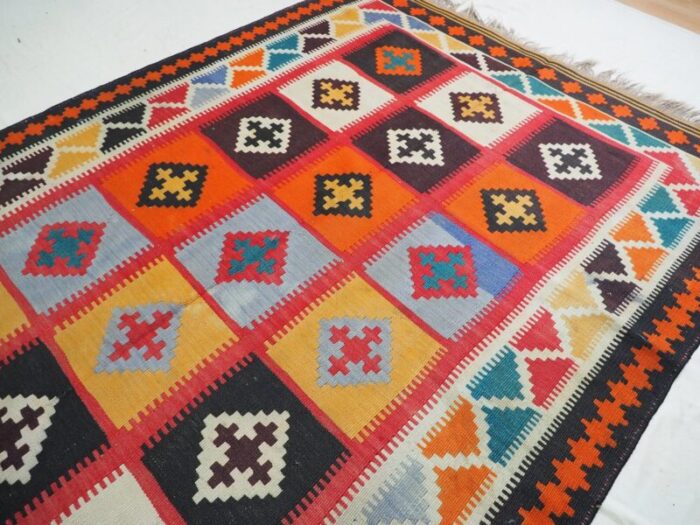 vintage afghan nomadic kilim rug 5 1