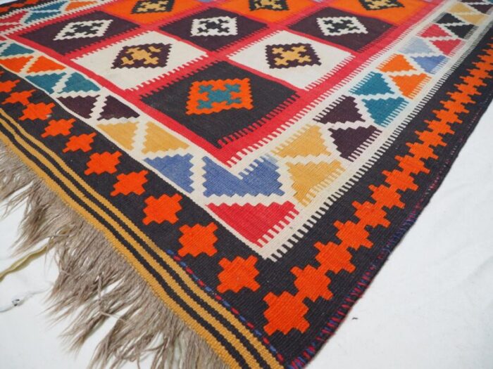 vintage afghan nomadic kilim rug 7 1