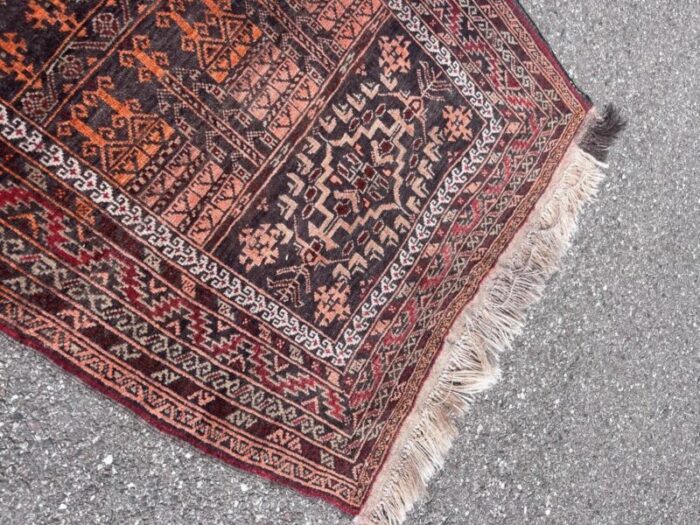 vintage afghan rug 1972 3