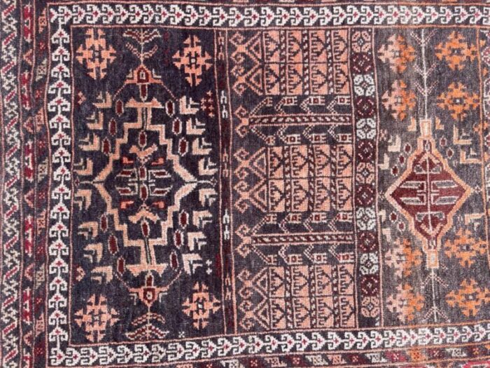 vintage afghan rug 1972 5