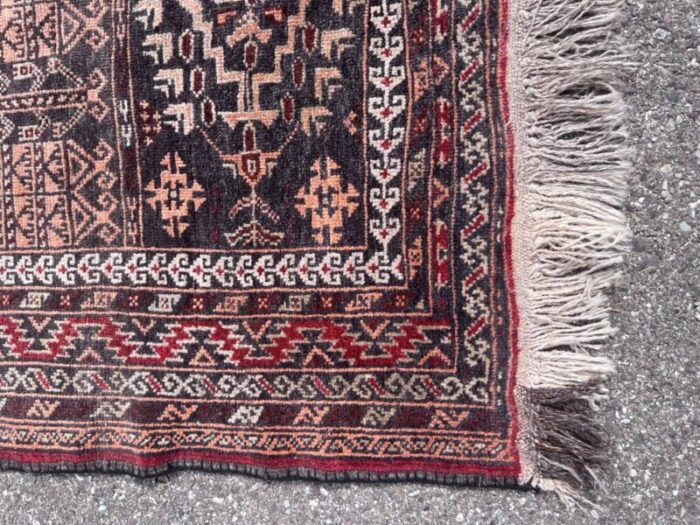 vintage afghan rug 1972 7