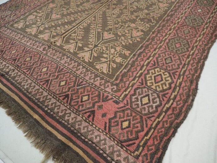 vintage afghanistan kilim rug 1940s 3