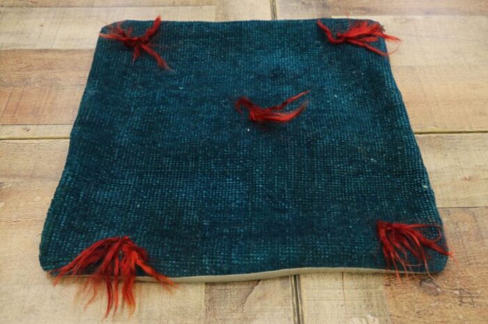 vintage blue turkish wool rug pillow cover 0105 x 0106 3858