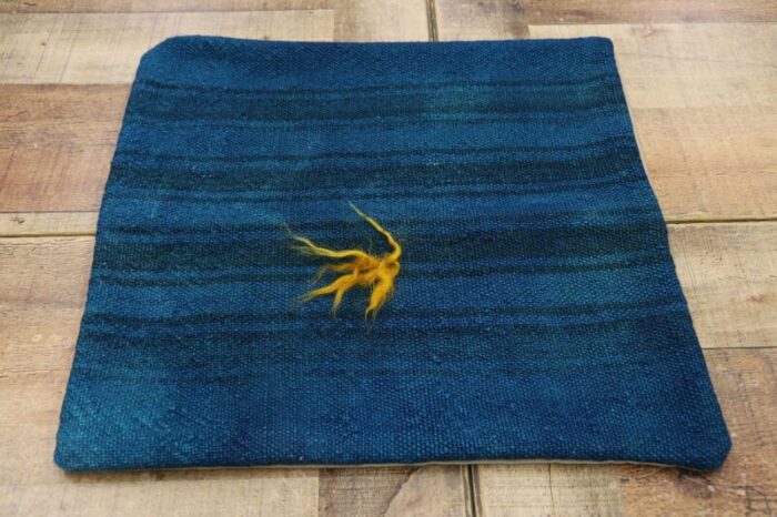 vintage blue turkish wool rug pillow cover 0105 x 0106 5687