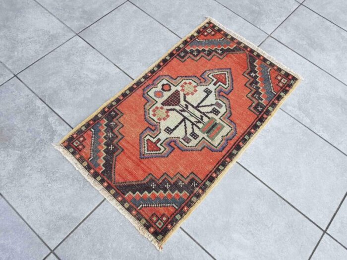 vintage bohemian rug 1960 2576