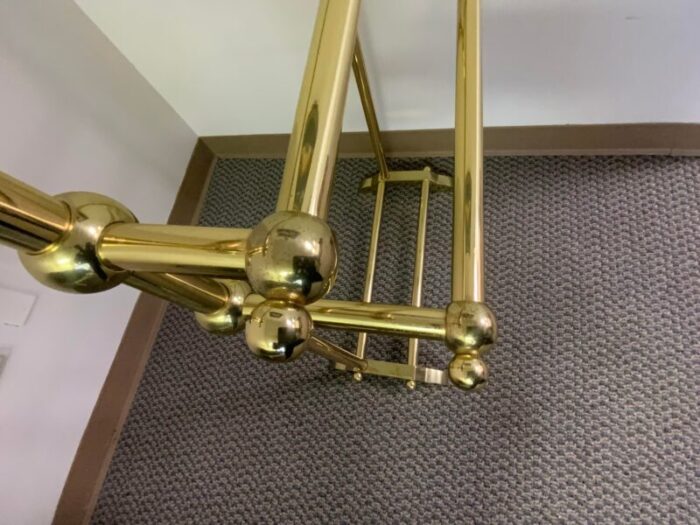 vintage brass towel rack 8128