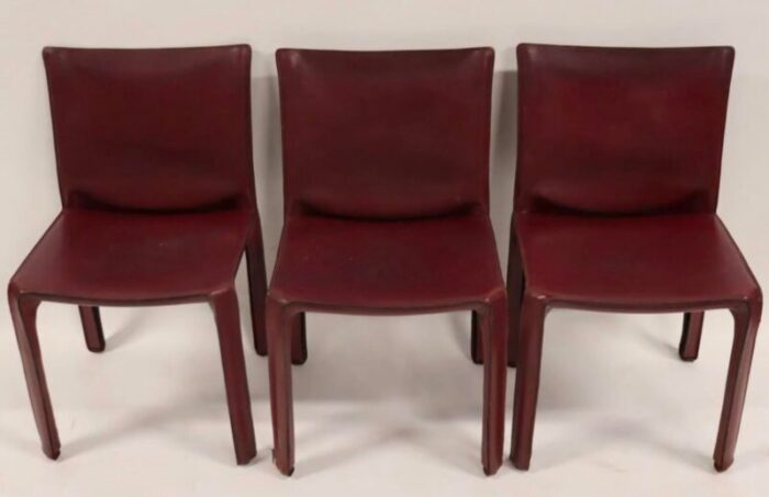 vintage cassina cab chairs by mario bellini set of 5 6870