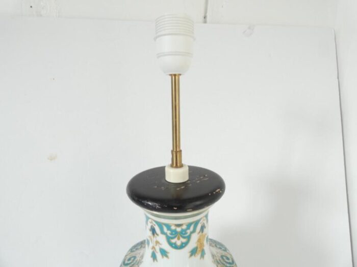 vintage chinoiserie floral table lamp 1805