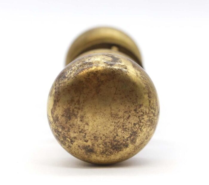 vintage classic plain brass passage door knob set 4833