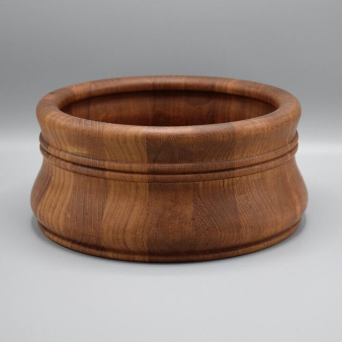 vintage danish bowl in teak by jens quistgaard for nissens wood factory 1960s 2