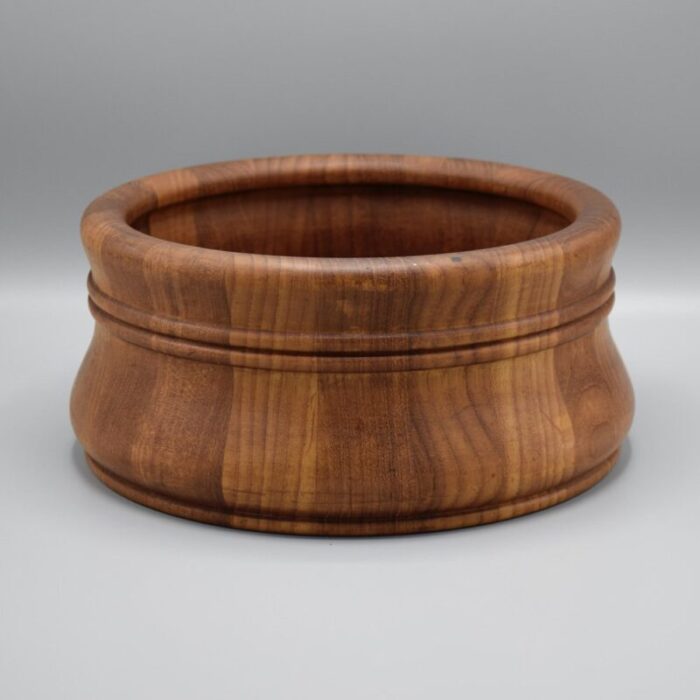 vintage danish bowl in teak by jens quistgaard for nissens wood factory 1960s 3