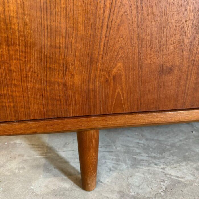 vintage danish sideboard in teak by puol hundevad 1960 8327