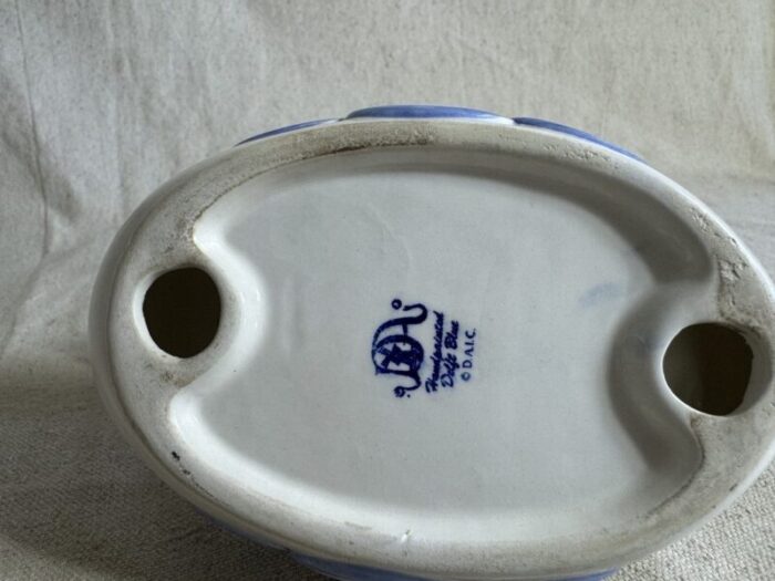 vintage duck shaped delft soap dish 9953