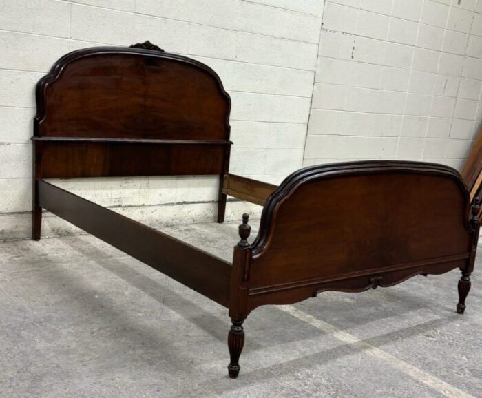 vintage french louis xv full size bed frame 2053