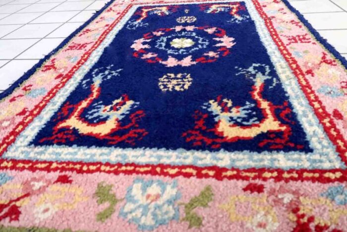 vintage french savonnerie rug 1960s 10