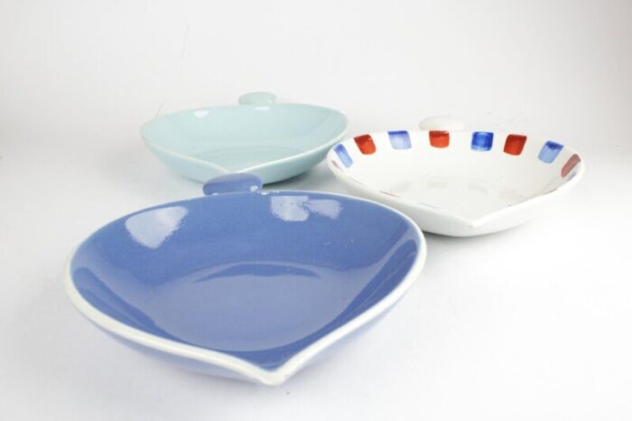 vintage gefyr trays by stig lindberg 1960s set of 3 1