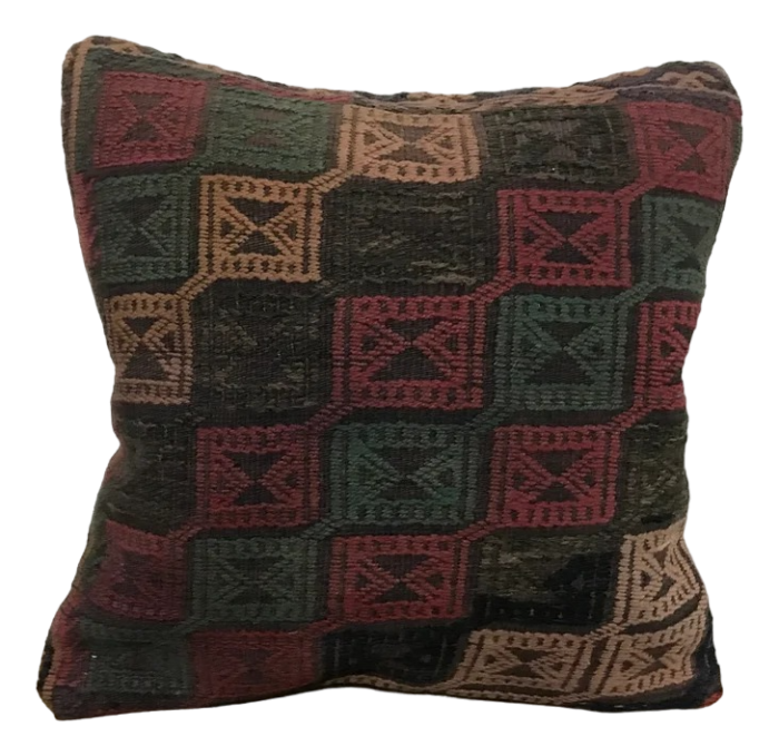 vintage geometric cushion cover 1960s 0643