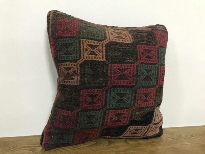 vintage geometric cushion cover 1960s 9696