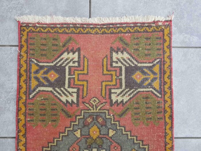 vintage handknotted tribal rug 1960 5693