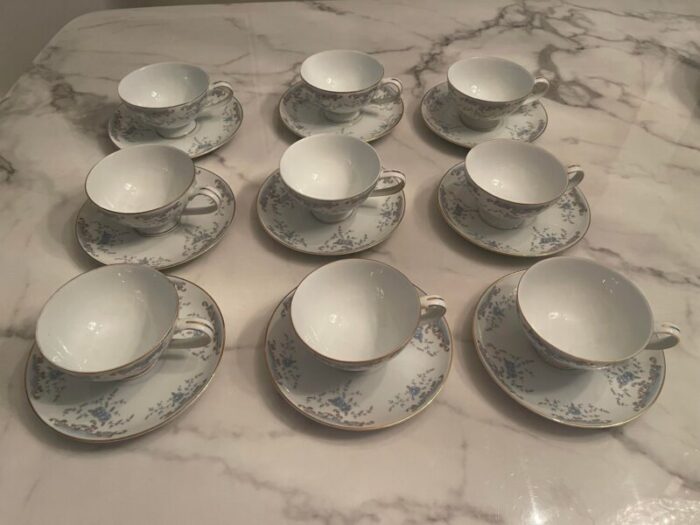 vintage imperial china of japan service for 12 total of 42 pieces 3831