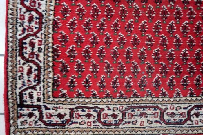 vintage indian handmade seraband rug 1970s 3 1