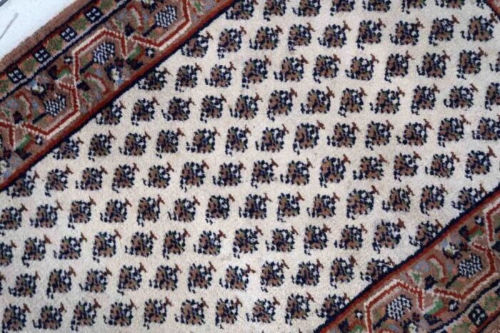 vintage indian handmade seraband rug 1970s 4 3