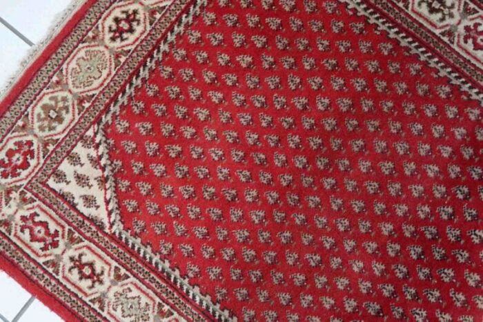 vintage indian handmade seraband rug 1970s 7