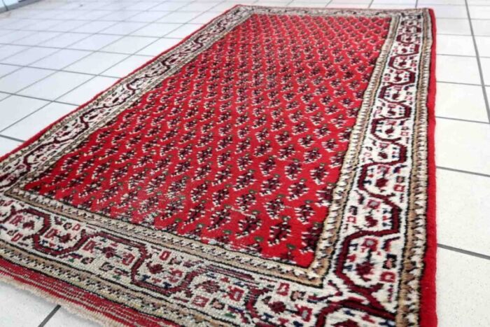 vintage indian handmade seraband rug 1970s 9 1