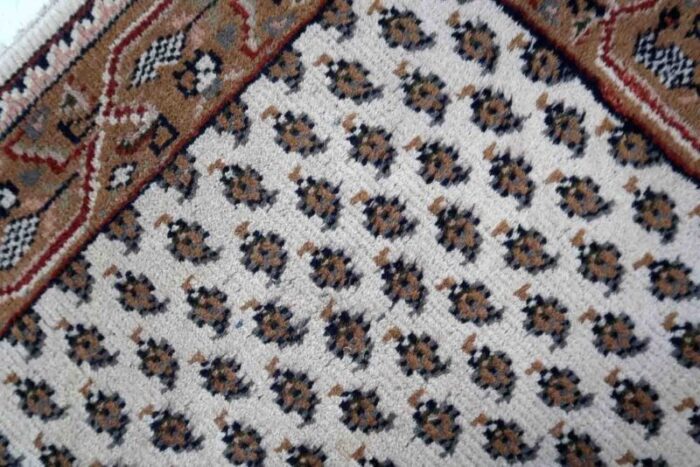 vintage indian handmade seraband rug 1970s 9 2