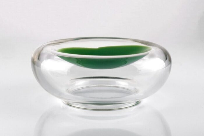 vintage italian murano glass bowl by toni zuccheri for venini 2