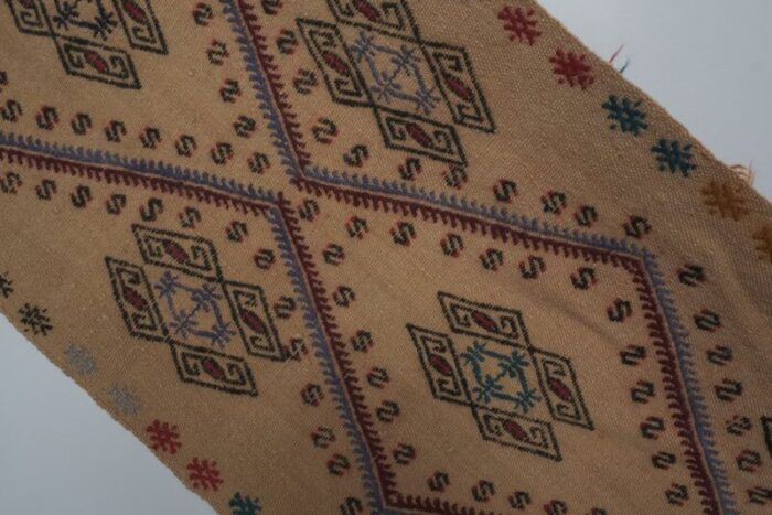 vintage jajim kilim runner rug 8