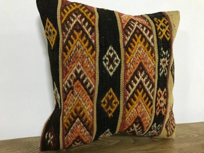 vintage kilim cushion 1960s 8207