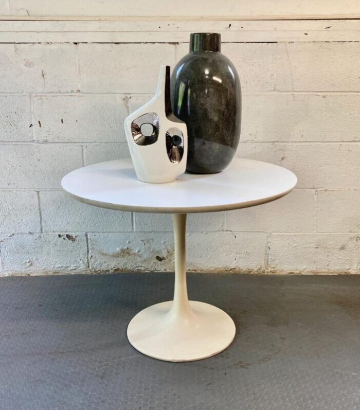 vintage mid century modern tulip table 1969