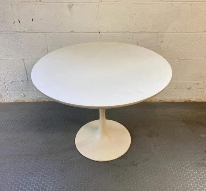 vintage mid century modern tulip table 3212