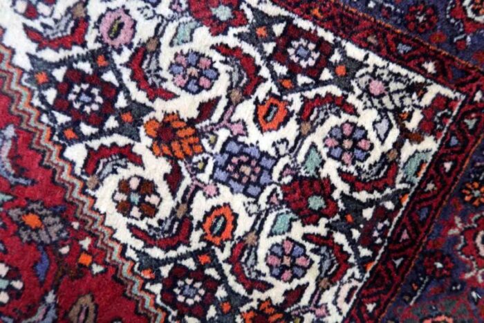 vintage middle eastern bidjar rug 1970s 7