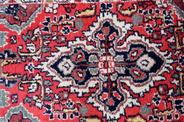 vintage middle eastern hamadan mat 1970s 6