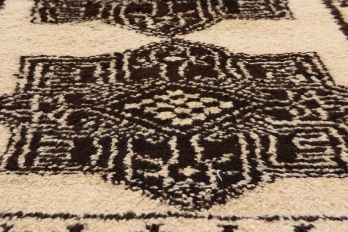 vintage neutral kurdish rug runner 0300 x 1306 2407