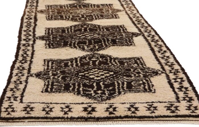 vintage neutral kurdish rug runner 0300 x 1306 8933