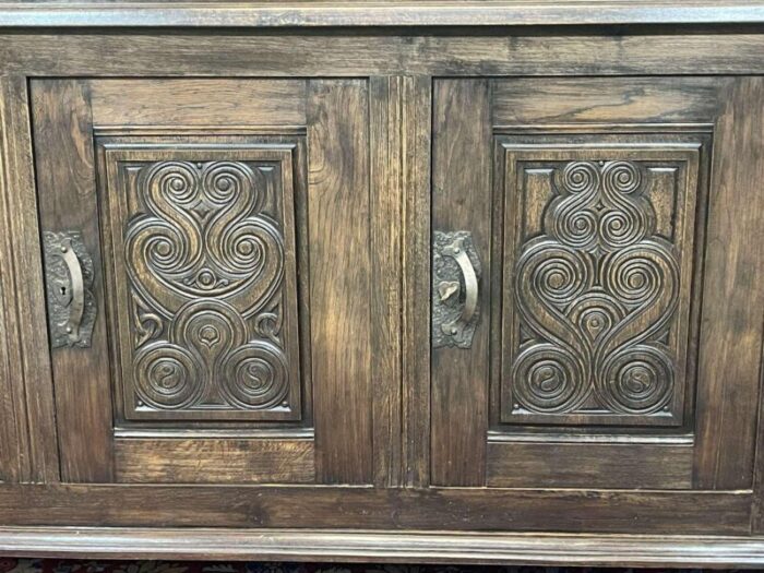 vintage oak sideboard by joseph savina 1950s 4027