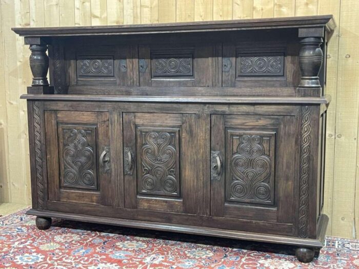 vintage oak sideboard by joseph savina 1950s 7276