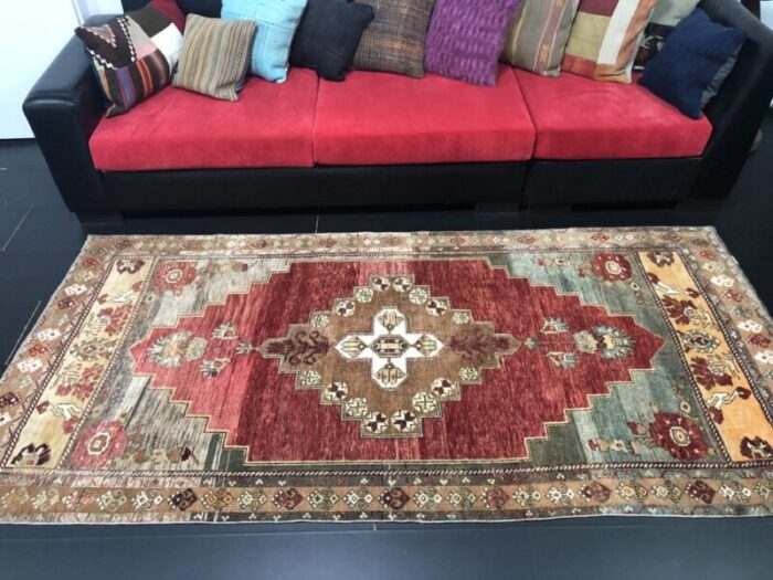 vintage oushak area rug 6