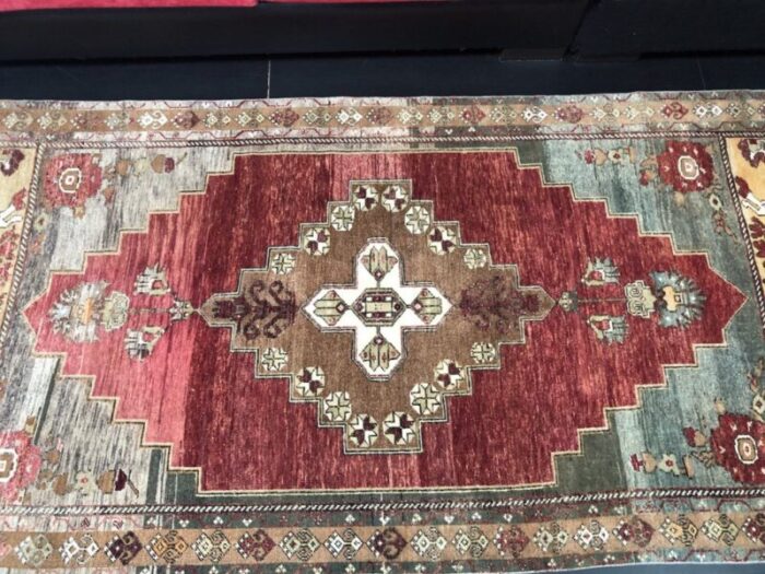 vintage oushak area rug 7