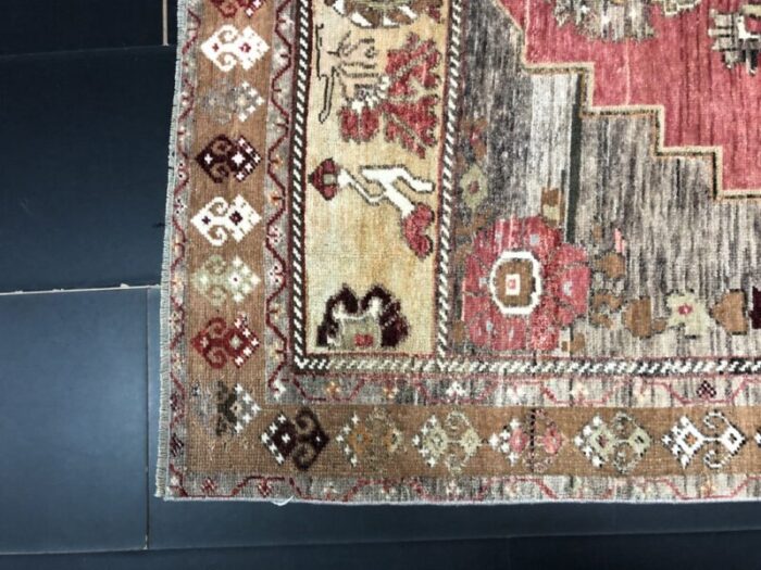 vintage oushak area rug 9