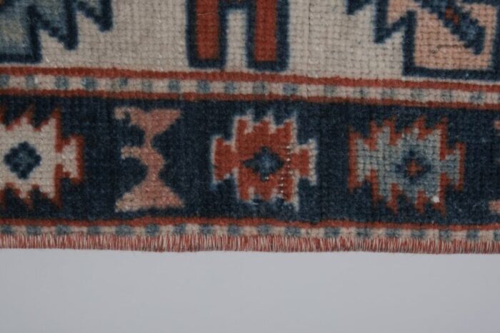 vintage pale caucasian rug 10