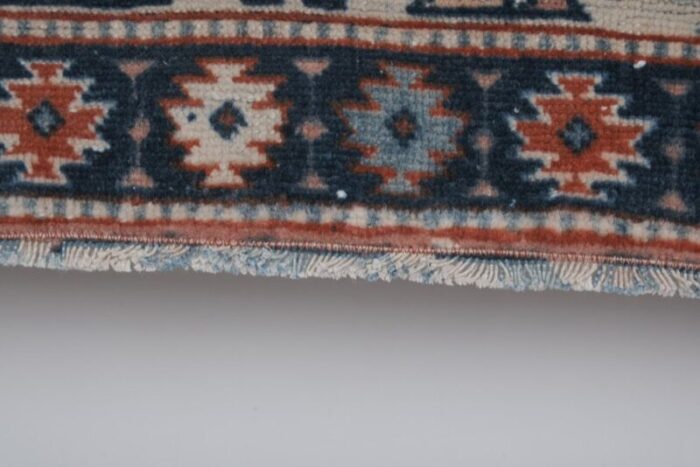 vintage pale caucasian rug 11