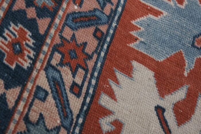 vintage pale caucasian rug 8