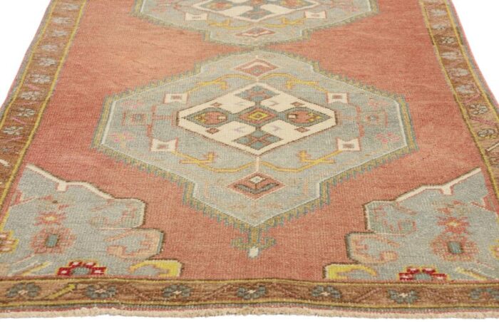 vintage red turkish oushak rug runner 0305 x 0906 0735